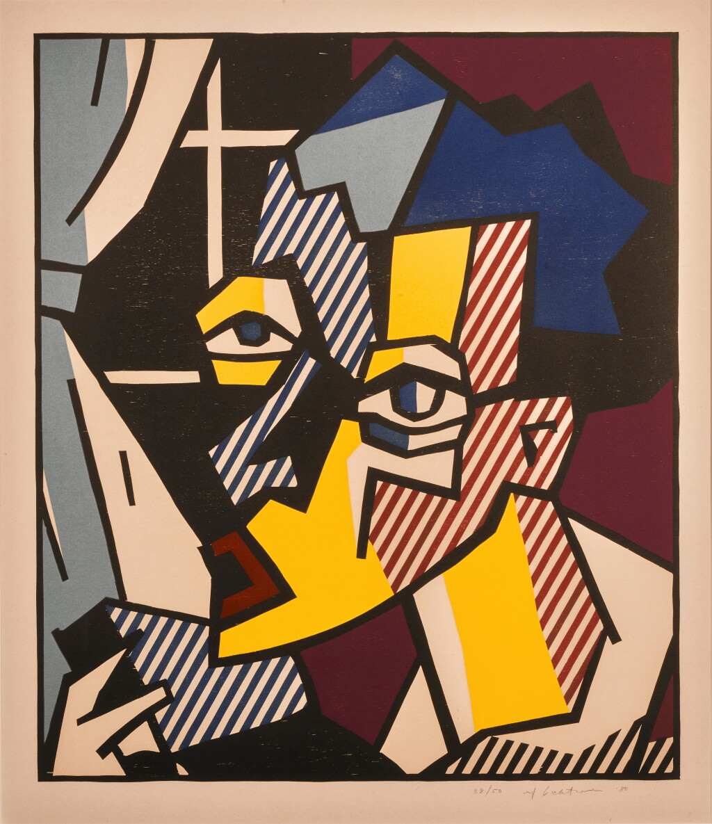 View full screen - View 1 of Lot 28. The Student, from Expressionist Woodcuts (C. 176).