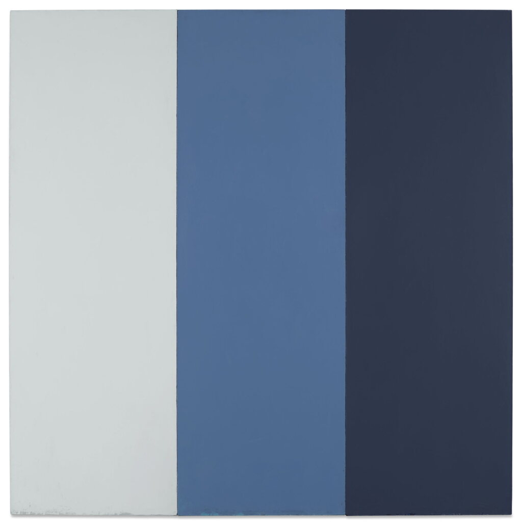 View full screen - View 1 of Lot 124. Blue Painting.
