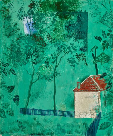 View full screen - View 1 of Lot 66. YURI PAVLOVICH ANNENKOV | GREEN LANDSCAPE.