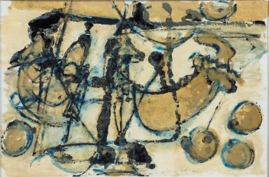 View full screen - View 1 of Lot 39. Two Clowns Fooling.