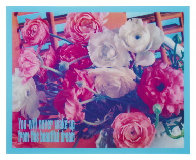 View full screen - View 1 of Lot 273. BARBARA KRUGER | UNTITLED (YOU WILL NEVER WAKE UP FROM THIS BEAUTIFUL DREAM).
