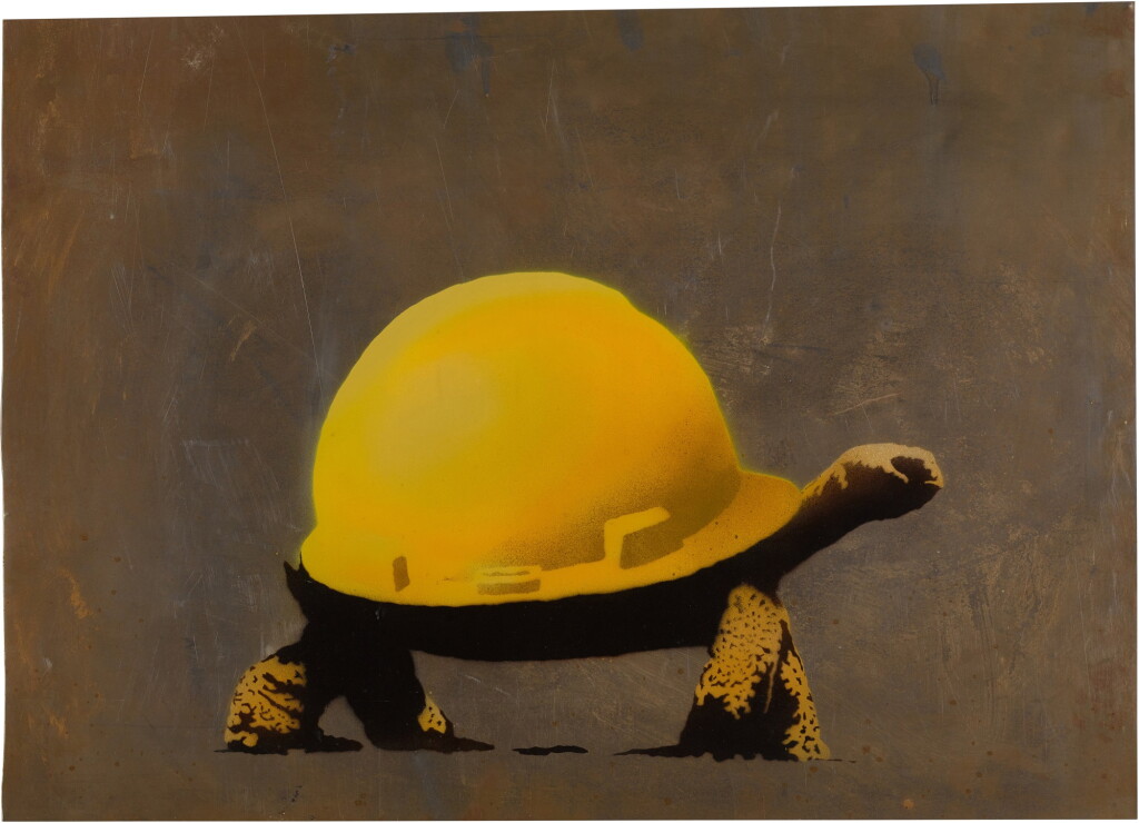 View full screen - View 1 of Lot 616. Tortoise Helmet.