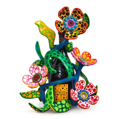 View full screen - View 1 of Lot 195. Yayoi Kusama x Veuve Clicquot La Grande Dame 草間彌生 x 凱歌香檳 | My Heart That Blooms in the Darkness of The Night 在黑夜中綻放的我的心.