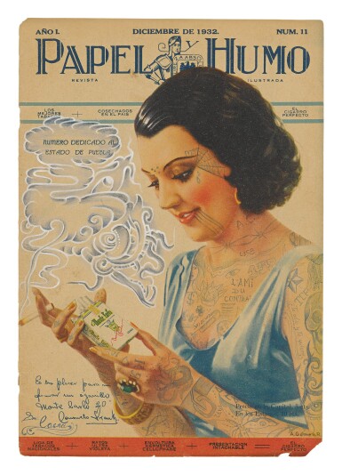 View full screen - View 1 of Lot 563. DR. LAKRA | UNTITLED (PAPEL Y HUMO) .