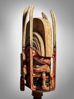 Head from a Malagan Figure, New Ireland
