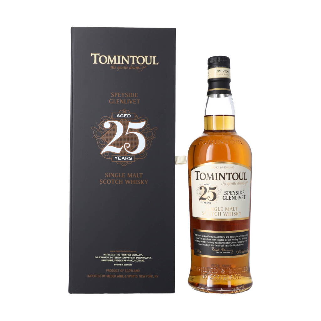View full screen - View 1 of Lot 5263. Tomintoul 25 Year Old 43.0 abv NV (1 BT75).