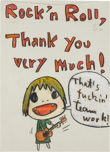 View full screen - View 1 of Lot 203. YOSHITOMO NARA | UNTITLED (ROCK´N ROLL).