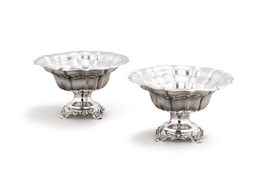 View full screen - View 1 of Lot 33. A pair of Dutch silver bowls, Jacob Lang and Christiaan Koops, Rotterdam, 1850,.