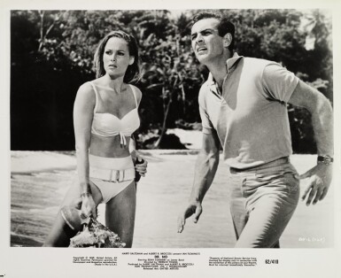 View full screen - View 1 of Lot 14. DR. NO (1962) ORIGINAL PHOTOGRAPHIC PRODUCTION STILL, US .