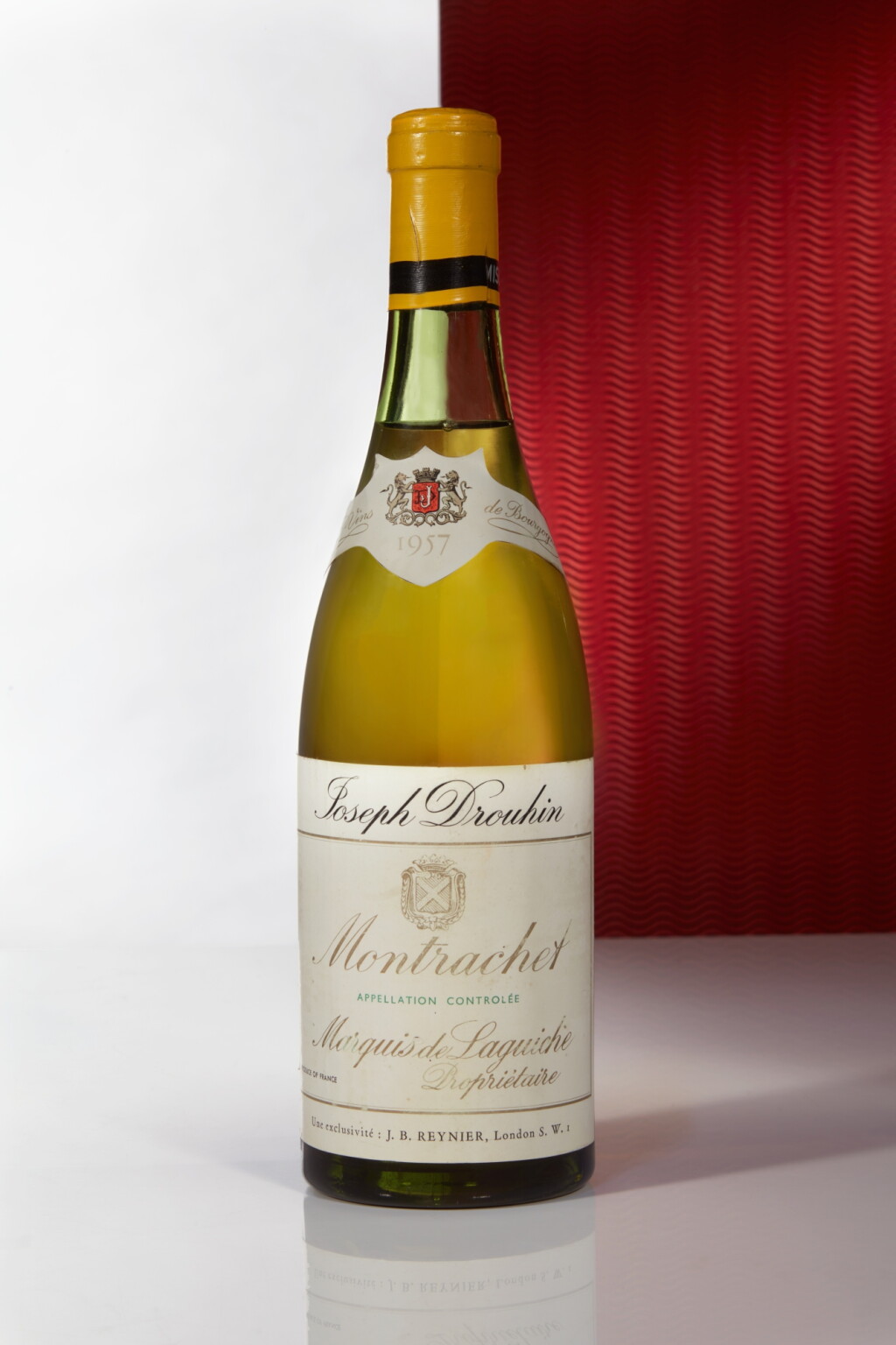 View full screen - View 1 of Lot 95. Montrachet, Marquis de Laguiche 1957 Joseph Drouhin (1 BT) .