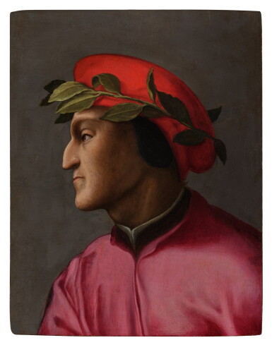 View full screen - View 1 of Lot 432. Portrait of Dante Alighieri.