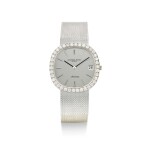AUDEMARS PIGUET | WHITE GOLD AND DIAMOND-SET BRACELET WATCH WITH DATE CIRCA 1970