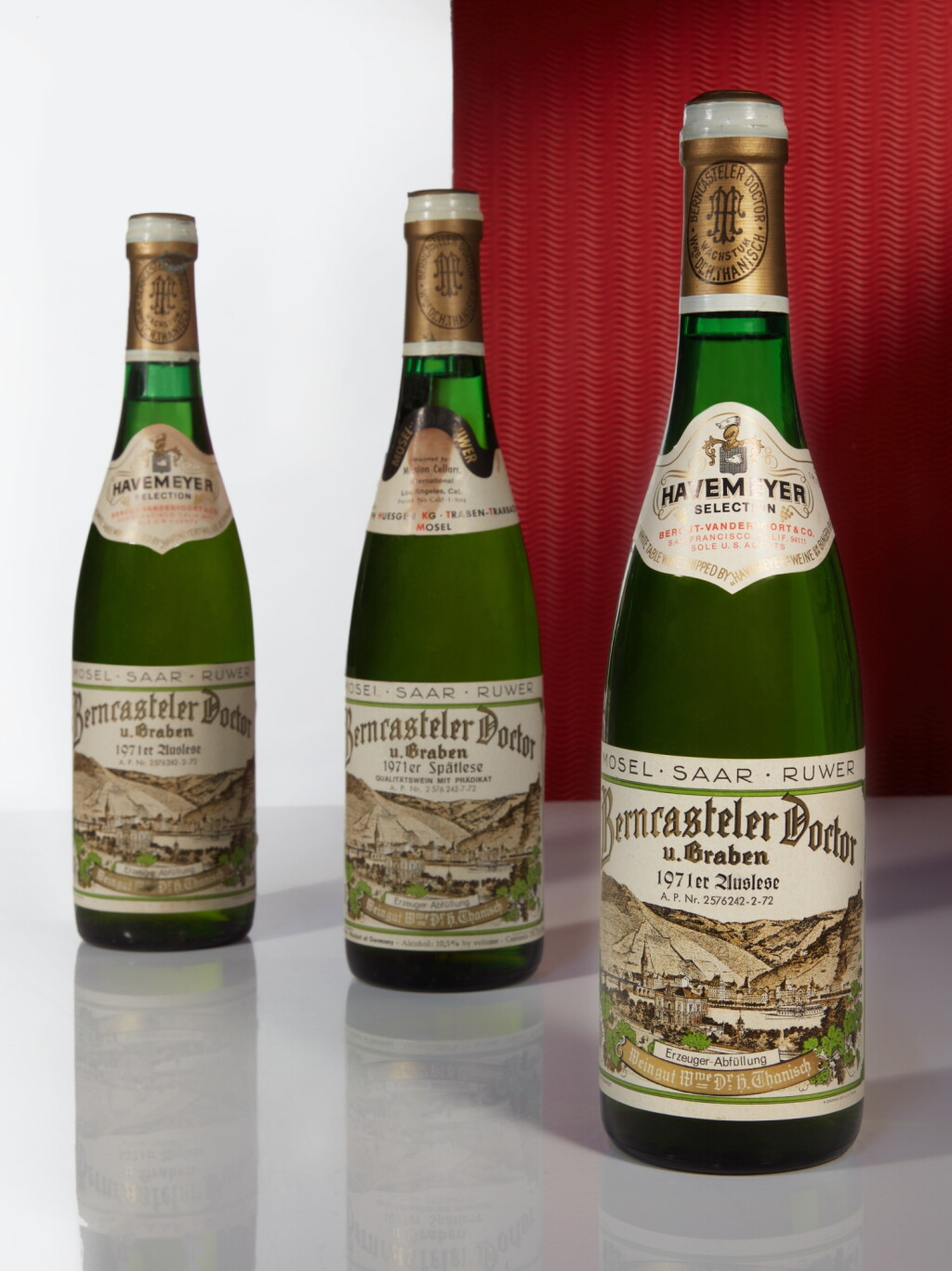 View full screen - View 1 of Lot 126. Mixed 1971 Dr. H Thanisch Riesling (6 BT).
