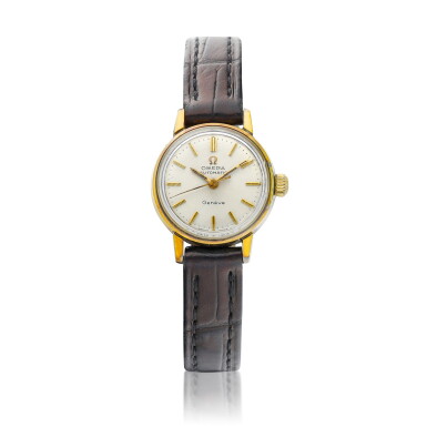 View full screen - View 1 of Lot 8235. Seamaster Ladymatic, Reference 565.002 | A gold plated wristwatch, Circa 1980 | 歐米茄 | 海馬系列 Ladymatic 型號565.002 | 鍍金腕錶,約1980年製.