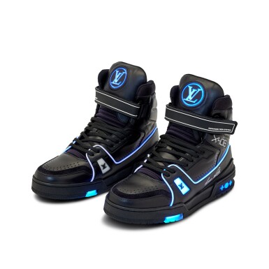 View full screen - View 1 of Lot 39. Louis Vuitton X408 LED Fiber Optic Light Up Trainer | Size 7.