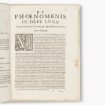 Galla, Giulio Cesare la | De phoenomenis in orbe lunae novi telescopii usu a D. Gallileo Gallileo …, Venice, 1612, first edition of a rare work from the outset of the Galilean controversy