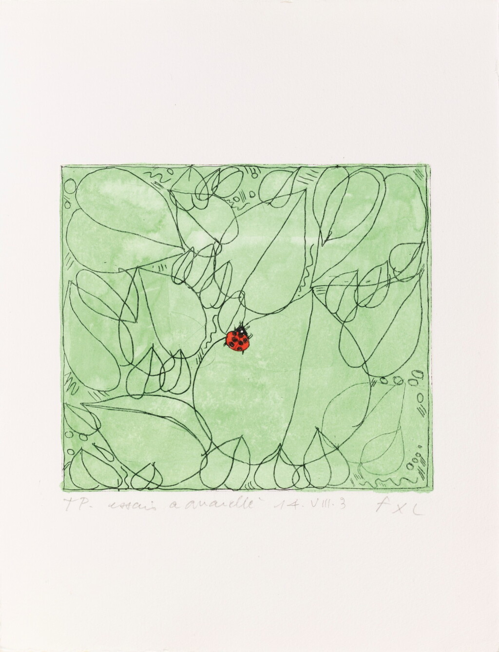 View full screen - View 1 of Lot 3. La Coccinelle.