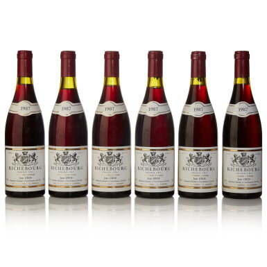View full screen - View 1 of Lot 240. Richebourg 1987 Jean Gros (12 BT).