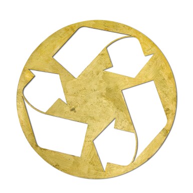 View full screen - View 1 of Lot 96. Untitled (Recycle Sign).