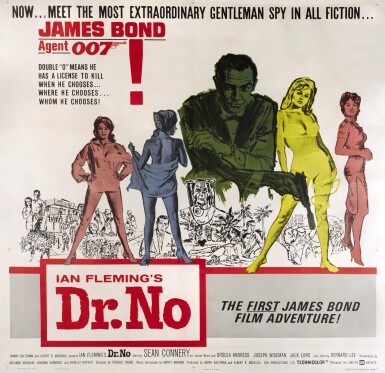 View full screen - View 1 of Lot 2. DR. NO (1962) POSTER, US .