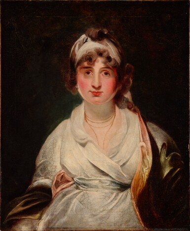 View full screen - View 1 of Lot 130. Portrait of Mrs. Siddons as Mrs. Haller in "The Stranger".
