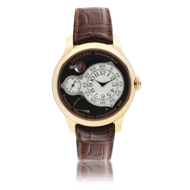 View full screen - View 1 of Lot 13. F.P. JOURNE | CHRONOMETRE OPTIMUM A BOUTIQUE EDITION PINK GOLD WRISTWATCH WITH POWER RESERVE INDICATION, CIRCA 2017.