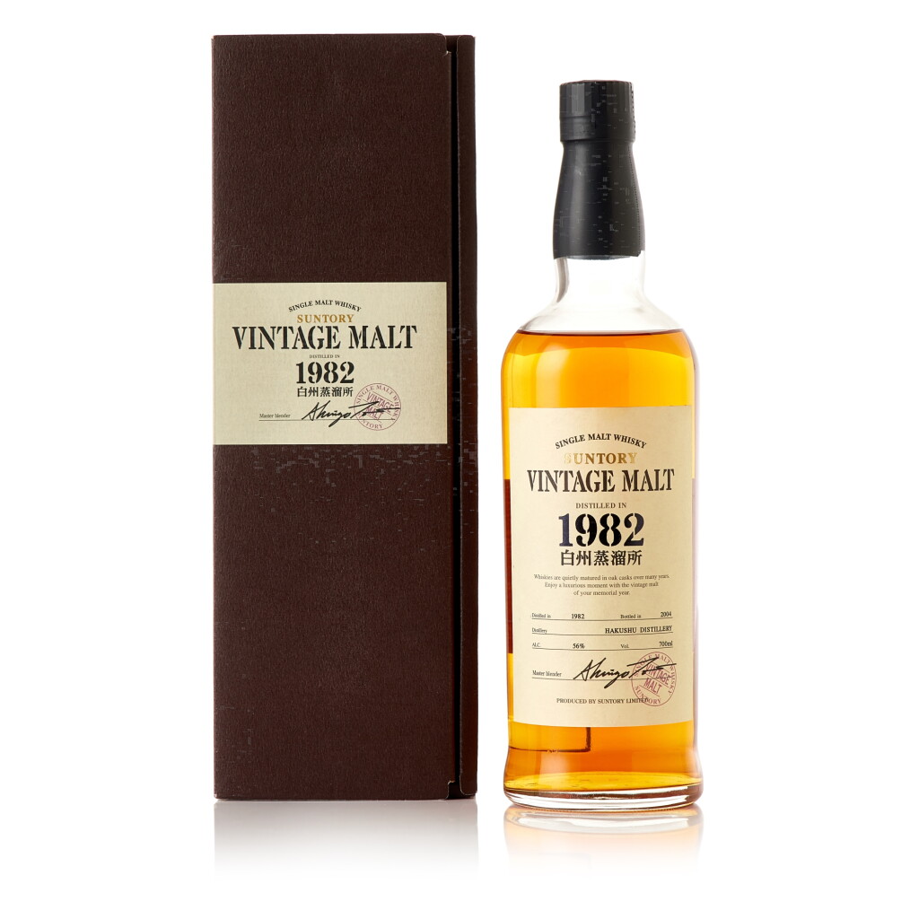View full screen - View 1 of Lot 6242. 白州 The Hakushu Vintage Malt 56.0 abv 1982 (1 BT70).
