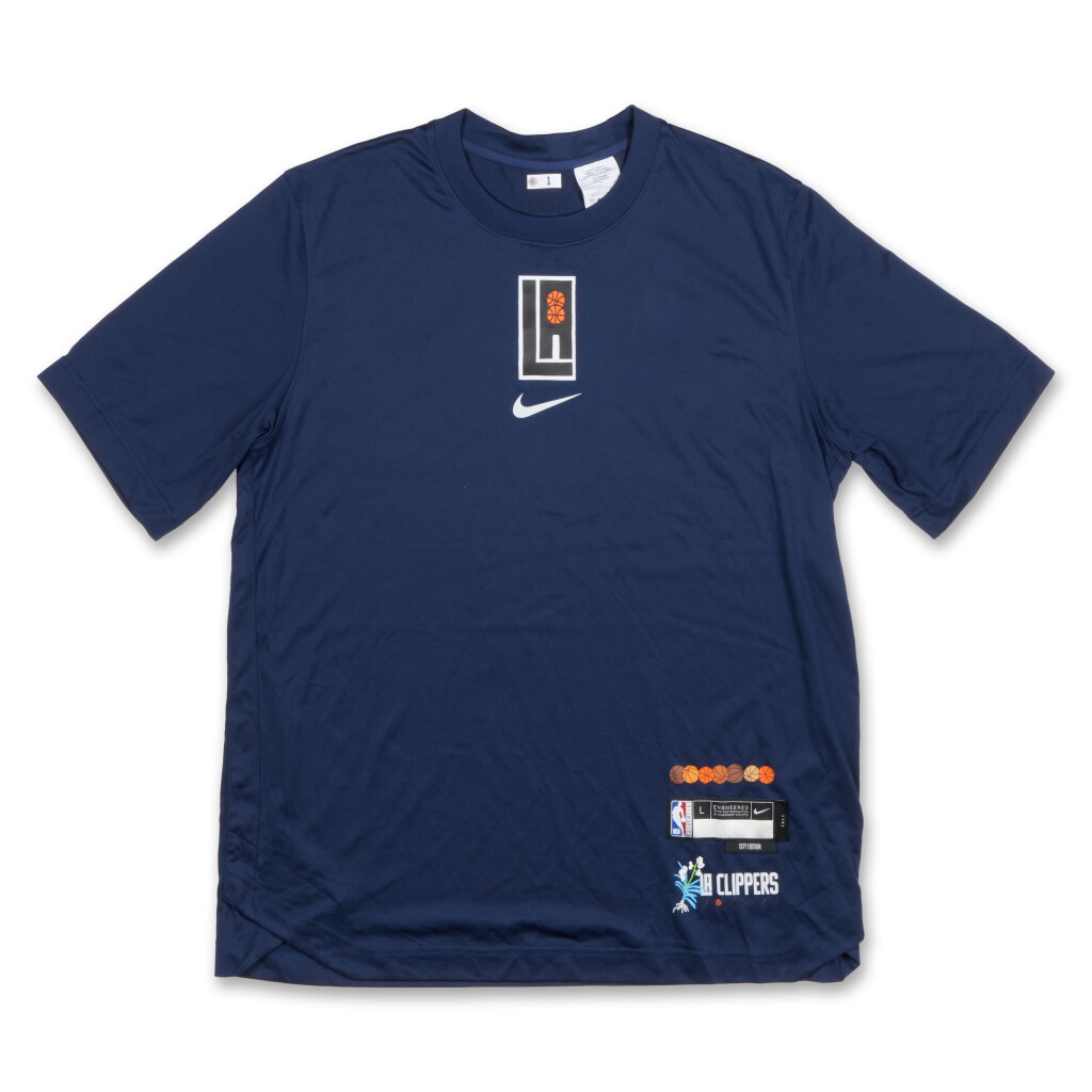 View full screen - View 1 of Lot 89. James Harden Los Angeles Clippers 2023-2024 City Edition Warmup Set.