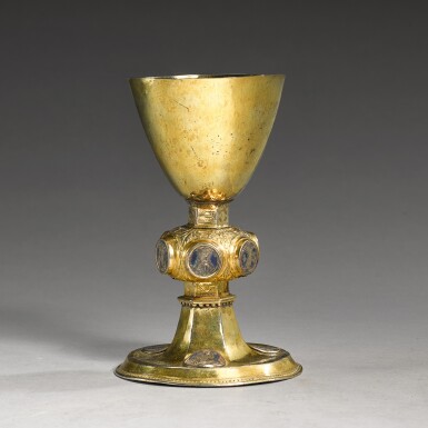 View full screen - View 1 of Lot 80. ITALIAN, SIENA, 14TH CENTURY | CHALICE.
