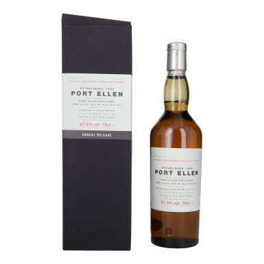 View full screen - View 1 of Lot 5336. Port Ellen Third Annual Release 24 Year Old 57.3 abv 1979 (1 BT70).