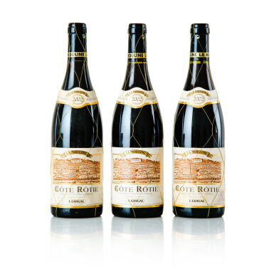 View full screen - View 1 of Lot 366. Côte Rôtie, La Mouline 2002 Guigal (3 BT).