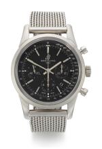 BREITLING | TRANSOCEAN CHRONOGRAPH, REFERENCE AB015212, STAINLESS STEEL CHRONOGRAPH WRISTWATCH WITH DATE AND BRACELET, CIRCA 2012