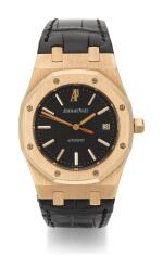AUDEMARS PIGUET | ROYAL OAK, REFERENCE 15300OR.OO.D002CR.01, PINK GOLD WRISTWATCH WITH DATE, CIRCA 2006