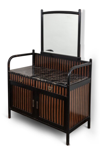 View full screen - View 1 of Lot 207. Dressing table and mirror, circa 1905.