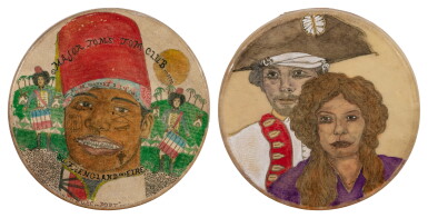 View full screen - View 1 of Lot 78. Major Tom; Untitled Couple Denmark 1742 (two works).