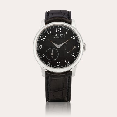 View full screen - View 1 of Lot 2172. Black label Chronomètre Souverain A platinum wristwatch with power reserve, Circa 2007 | 鉑金腕錶,備動力儲備顯示,約2007年製.