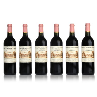 View full screen - View 1 of Lot 262. Vieux Château Certan 2001 (6 BT).