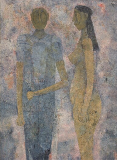 View full screen - View 1 of Lot 112. RUFINO TAMAYO | PERSONAJES EN ROSA .