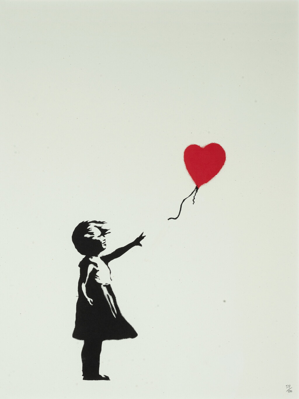 View full screen - View 1 of Lot 40. Girl with Balloon.