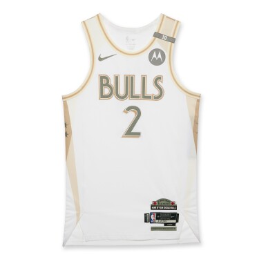 View full screen - View 1 of Lot 229. Lonzo Ball Chicago Bulls 2024-2025 Game Worn City Edition Jersey.