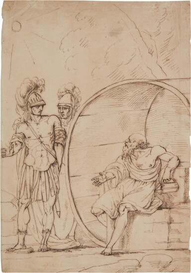 View full screen - View 1 of Lot 103. Alexander and Diogenes.