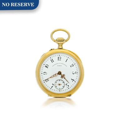 View full screen - View 1 of Lot 59. VACHERON CONSTANTIN | A YELLOW GOLD OPEN FACED WATCH, CIRCA 1900.