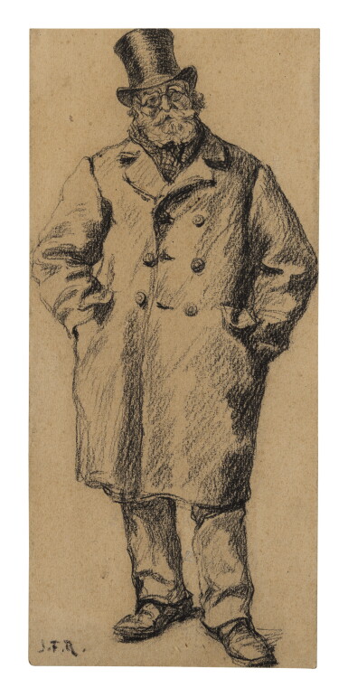 View full screen - View 1 of Lot 31. JEAN-FRANÇOIS RAFFAËLLI | PORTRAIT DE PETIT BOURGEOIS.