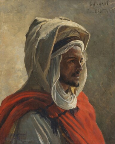 View full screen - View 1 of Lot 26. Man Wearing a Burnous, Algeria.