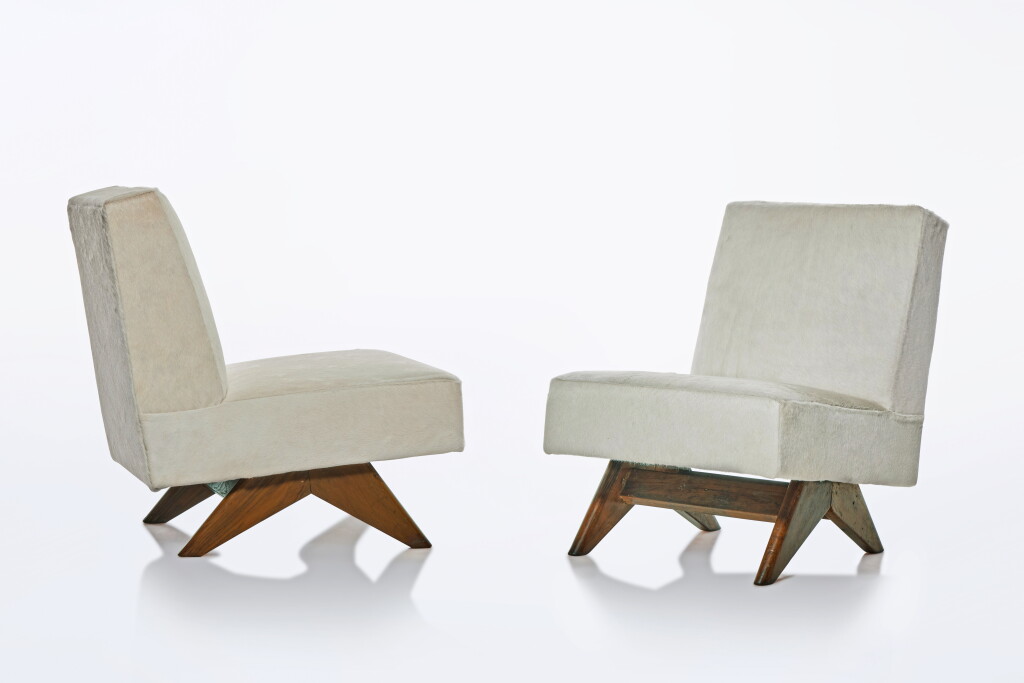 View full screen - View 1 of Lot 65. Pair of "High Court" Chairs.