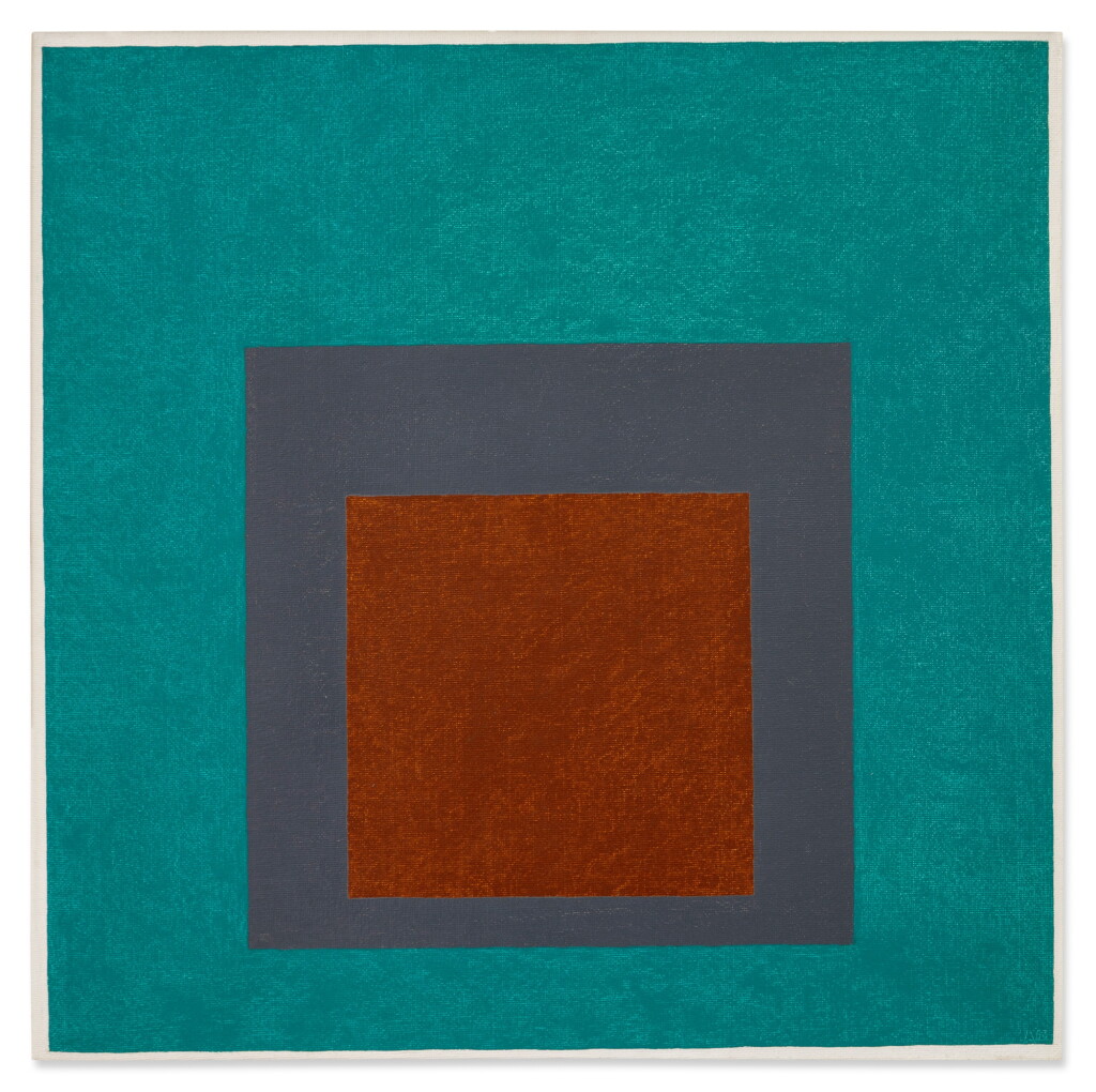 View full screen - View 1 of Lot 616. Study for Homage to the Square: Passing By.