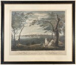 Birch, William — Samuel Seymour (engraver) | The City of New York in the State of New York, North America