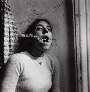 View full screen - View 1 of Lot 19. FRANCESCA WOODMAN | SELF-PORTRAIT, TALKING TO VINCE, PROVIDENCE, RHODE ISLAND, 1975-1978.