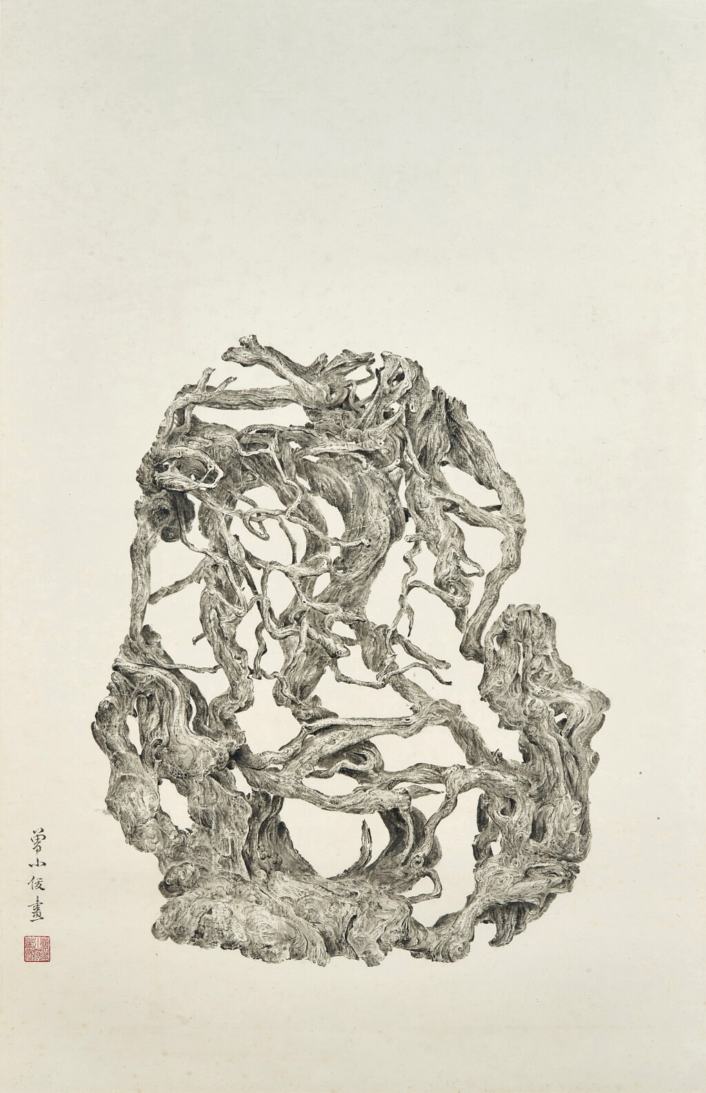 View full screen - View 1 of Lot 6080. 曾小俊 樹根 | Zeng Xiaojun, Tree Roots.