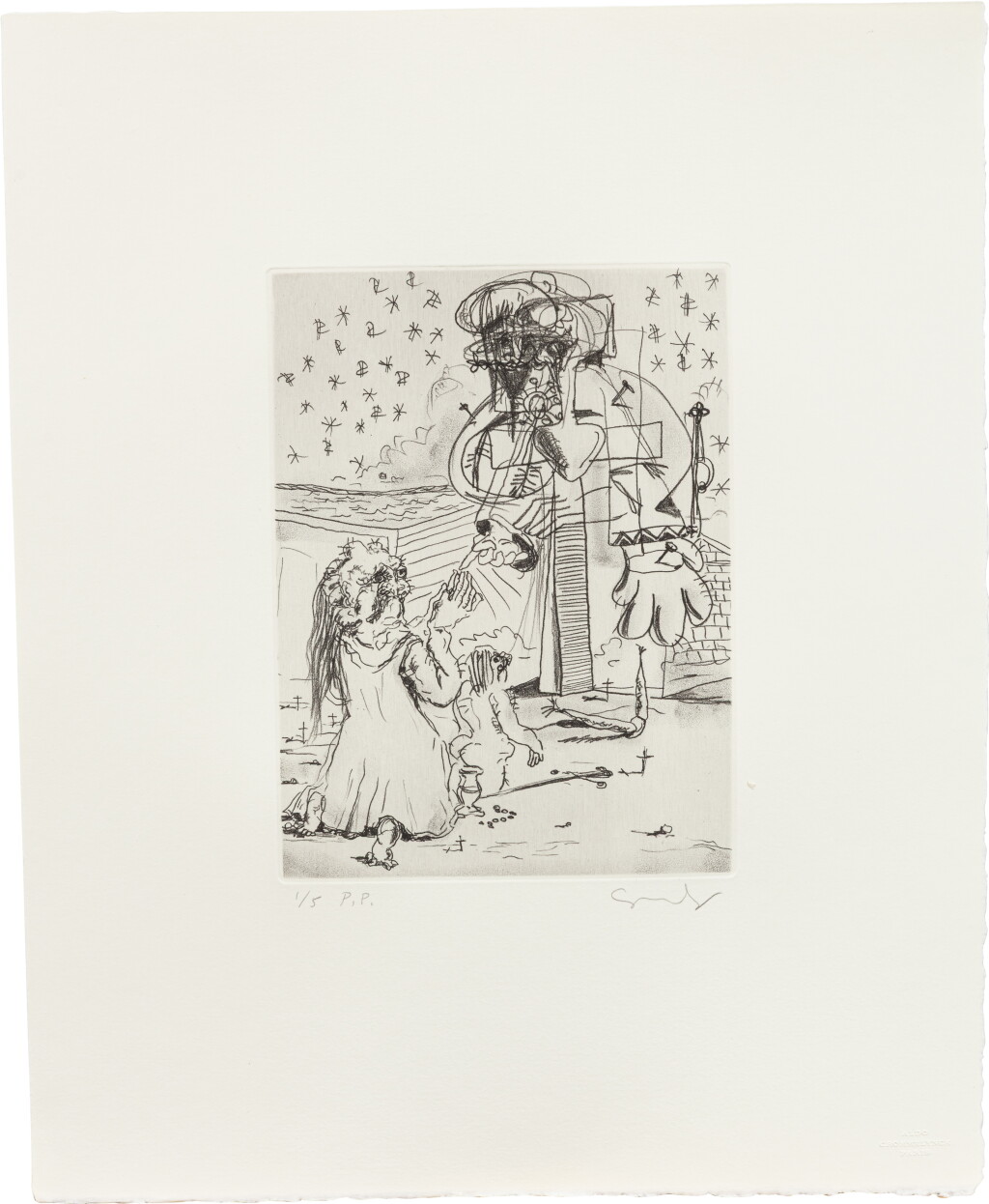 View full screen - View 1 of Lot 414. Ghost of Chance: Three Plates.
